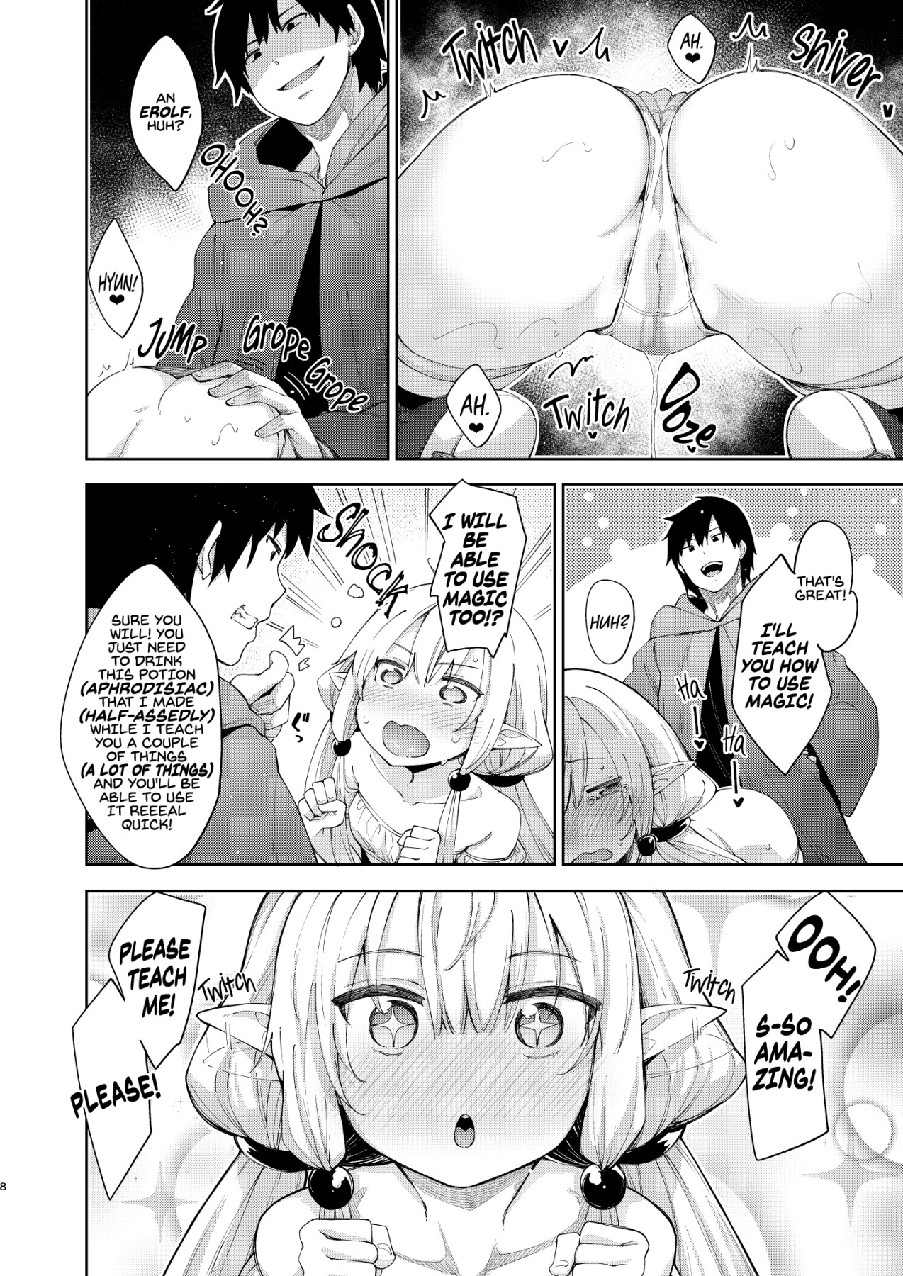 Hentai Manga Comic-I'm in Another World, so I Guess I'll Use Magic to Be Lewd II-Read-7